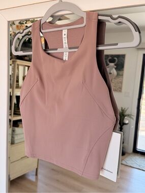 NEW Lululemon Wunder Training Racerback Tank Twilight Rose Sz 8